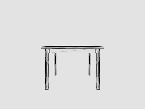 Nice dining table Model 3D