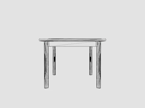 Nice dining table 3D Model