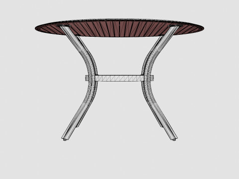 Nice dining table 3D Model