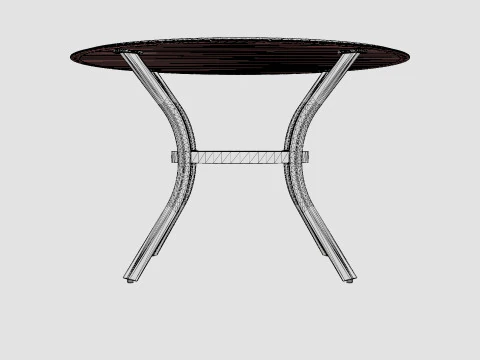 Nice dining table 3D Model