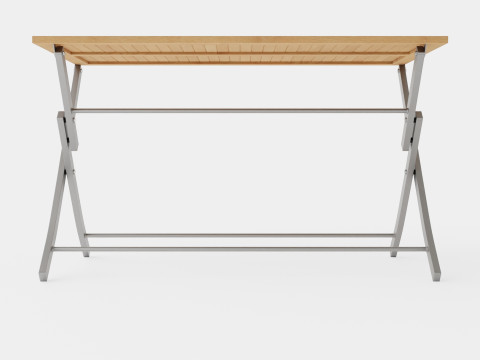 Nice folding table 3D Model