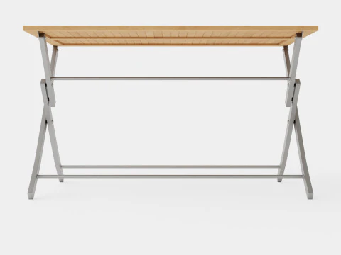 Nice folding table 3D Model