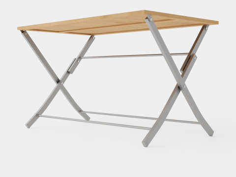 Nice folding table 3D Model