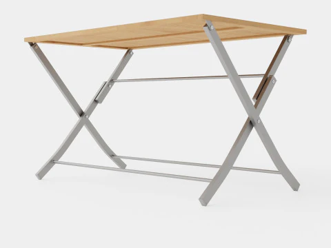 Nice folding table 3D Model