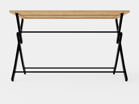 Nice folding table 3D 模型