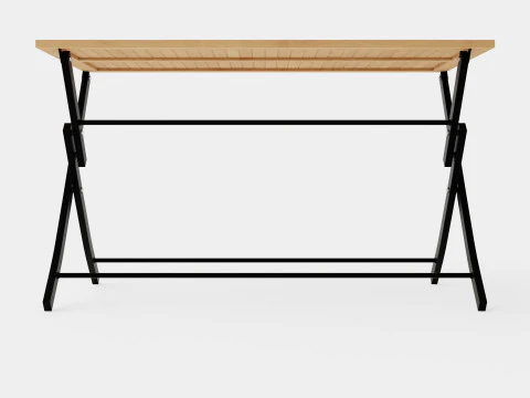 Nice folding table 3D Model