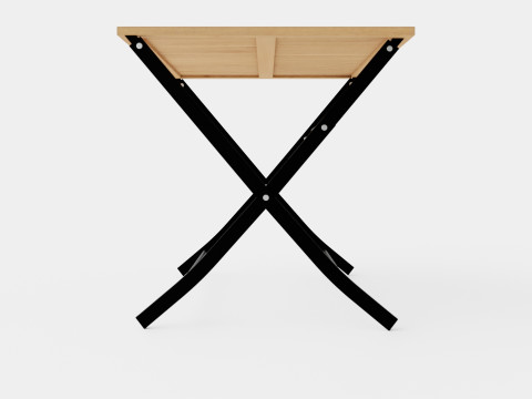 Nice folding table 3D 模型