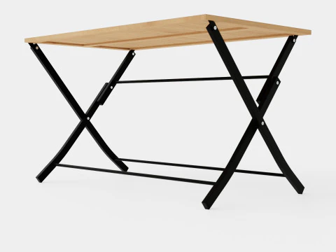 Nice folding table 3D Model