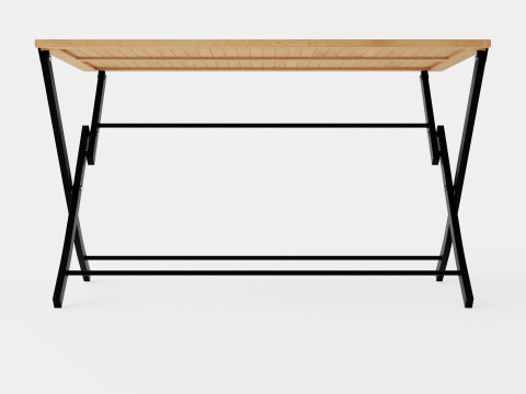 Nice folding table 3D 模型