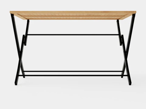 Nice folding table 3D Model
