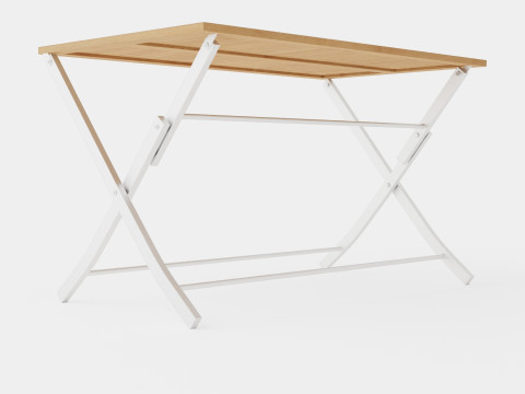 Nice folding table 3D Модель