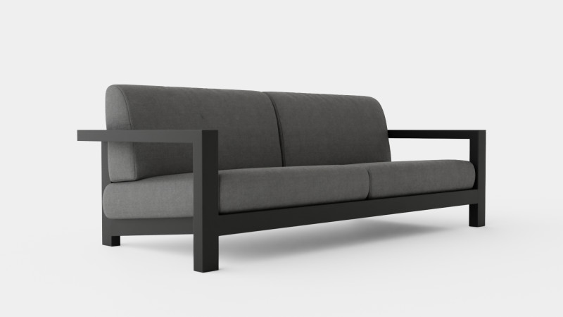 Amesdale 3-seater sofa 3D Model .c4d .max .obj .3ds .fbx .stl .blend 