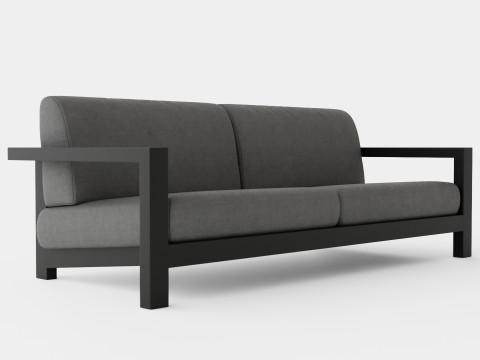 Amesdale 3-seater sofa 3D Model