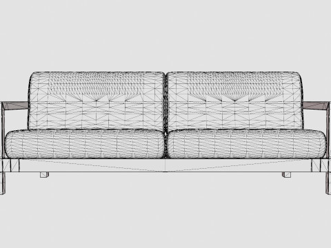 Amesdale 3-seater sofa 3D Model