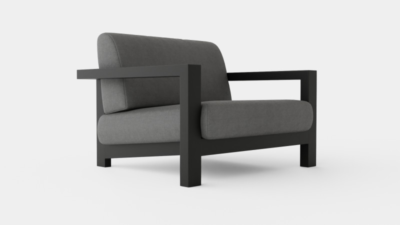Amesdale armchair 3D Model .c4d .max .obj .3ds .fbx .stl .blend 