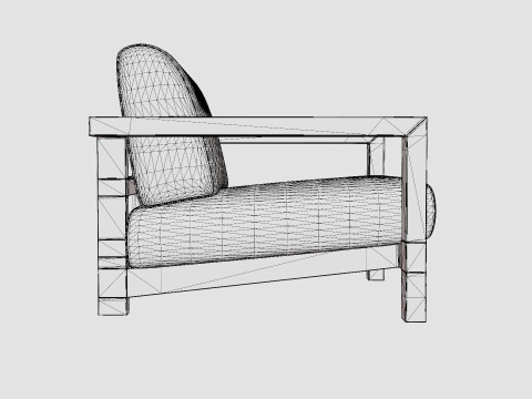 Amesdale armchair 3D Model