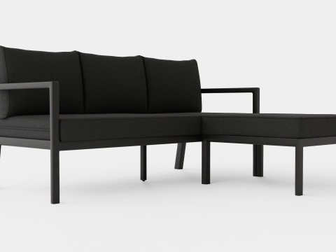 Delia divan set 3D Model