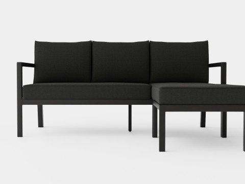 Delia divan set 3D Модель