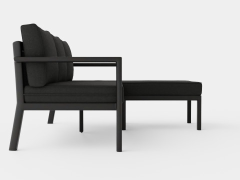 Delia divan set 3D Модель