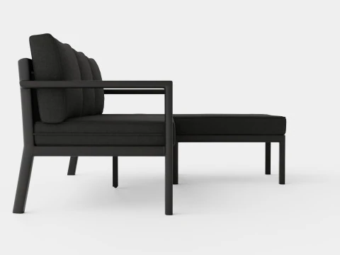 Delia divan set 3D Model