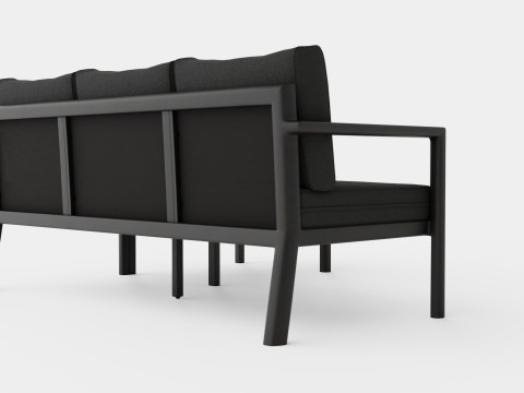 Delia divan set 3D Модель