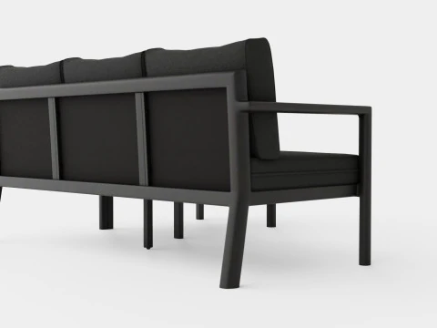 Delia divan set 3D Model
