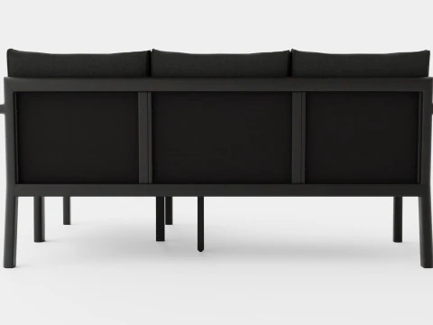 Delia divan set 3D Model