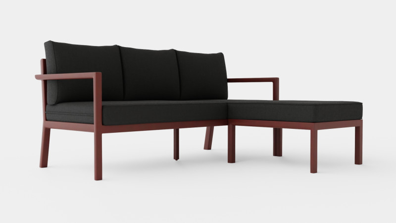 Delia divan set 3D Модель .c4d .max .obj .3ds .fbx .stl .blend 