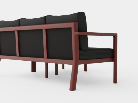 Delia divan set 3D Модель