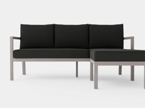 Delia divan set 3D Model