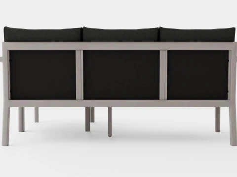 Delia divan set 3D Model