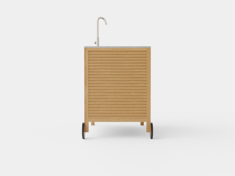 Figalia outdoor kitchen Model 3D
