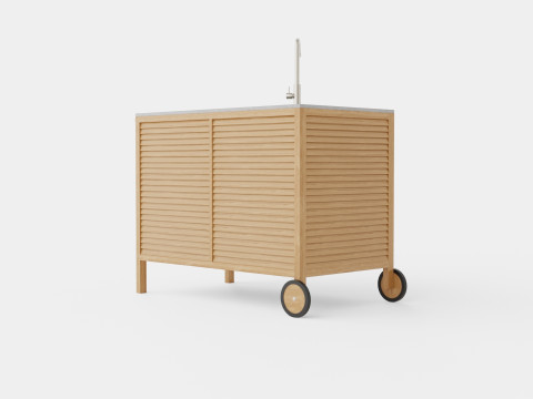 Figalia outdoor kitchen Model 3D