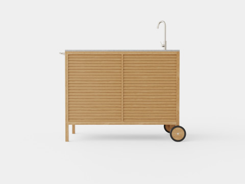 Figalia outdoor kitchen Model 3D