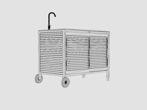 Figalia outdoor kitchen 3D Model