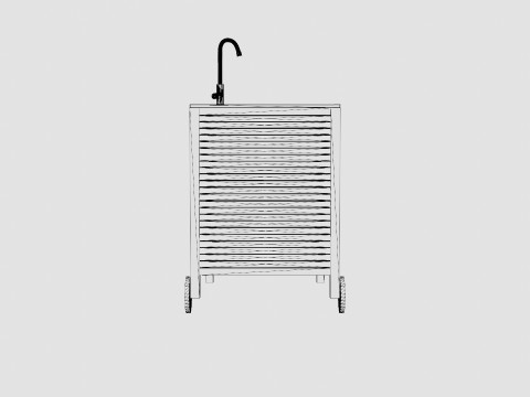 Figalia outdoor kitchen Model 3D