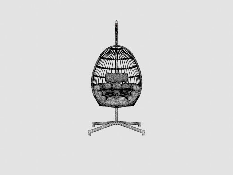 Illora hanging swing 3D 모델