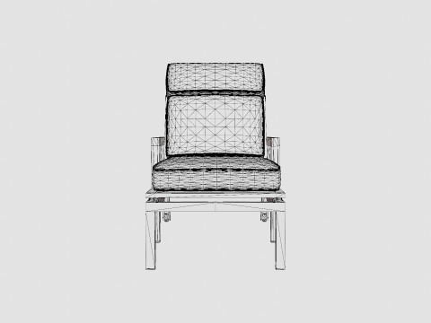 Belfort lounge bed 3D Model