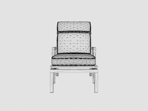 Belfort lounge bed Modelo 3D