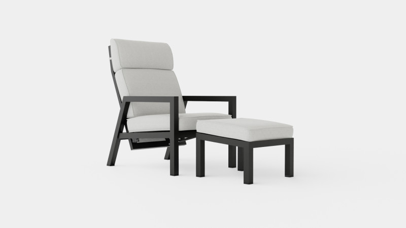 Belfort reclining armchair incl footstool Modelo 3D .c4d .max .obj .3ds .fbx .stl .blend 