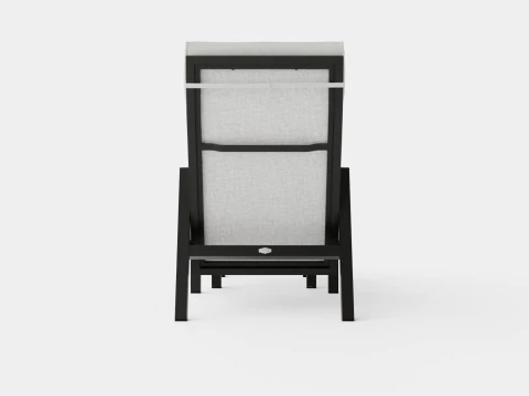 Belfort reclining armchair incl footstool 3D Model
