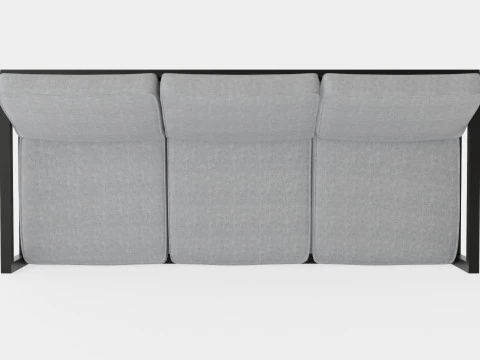 Belfort 3-seater sofa 3D Model