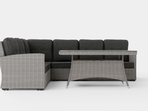 Conjunto de sof&aacute;s Ashfield Modelo 3D