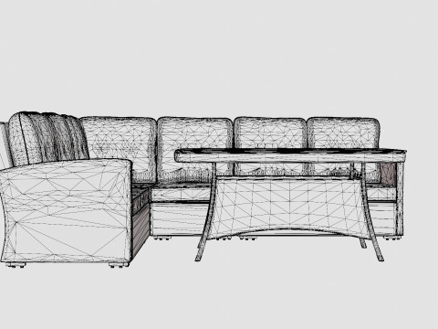 Ashfield sofa set 3D Model