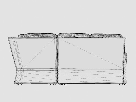 Ashfield sofa set 3D Model