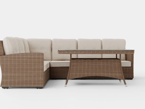 Ashfield sofa set 3D Model