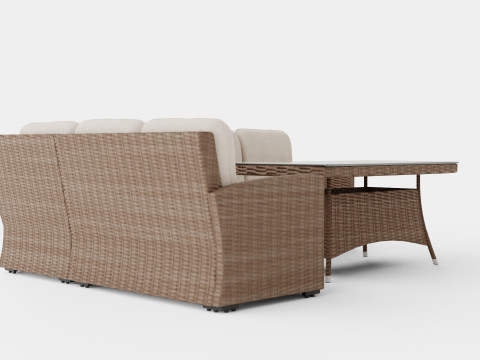 Ashfield sofa set 3D Model