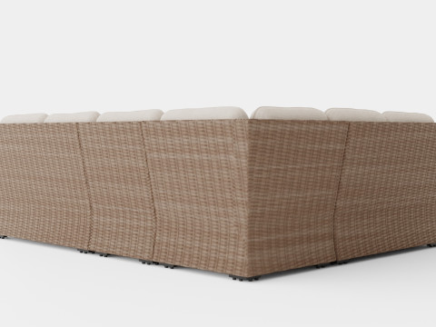 Ashfield sofa set 3D Model