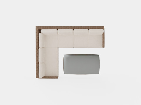 Ashfield sofa set 3D Model
