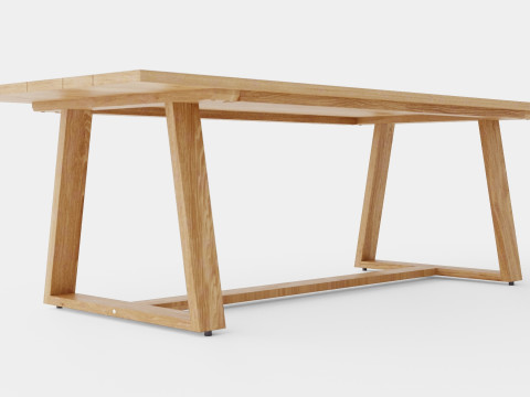 Laurion dining table 3D Model